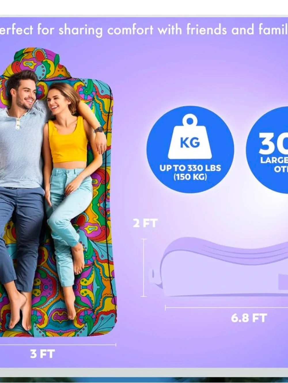 Chillbo inflatable no pump set up lounger couch